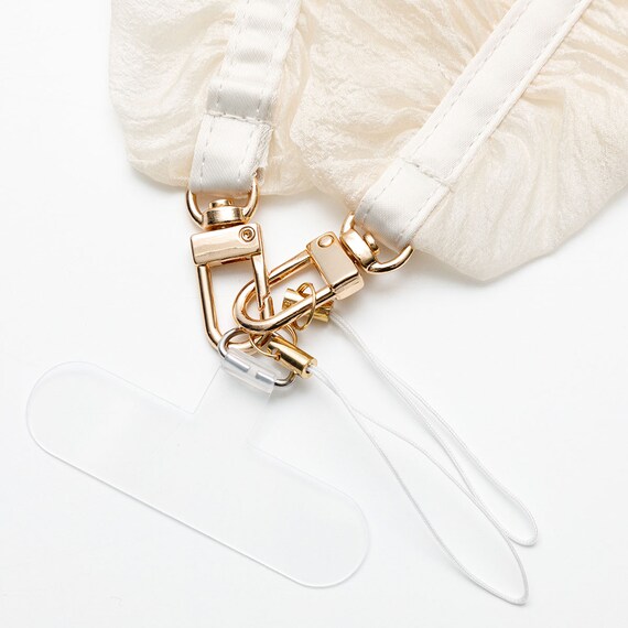 スマホショルダー(フリル アイボリー) 2枚目画像