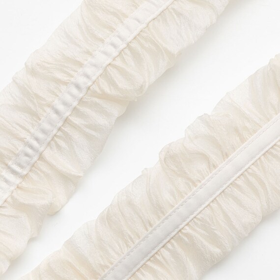 スマホショルダー(フリル アイボリー) 3枚目画像