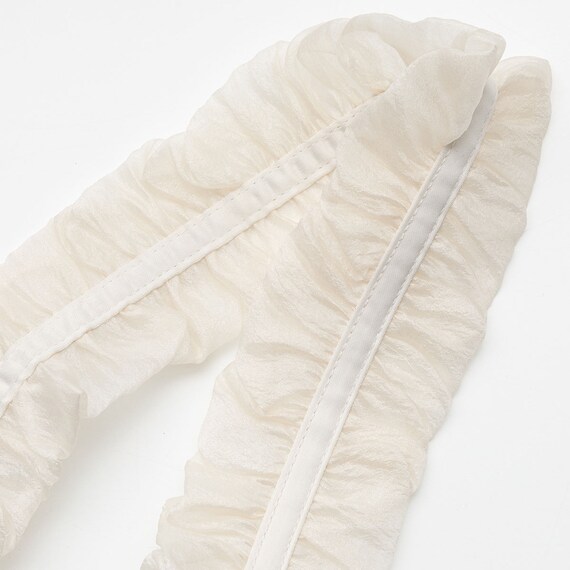 スマホショルダー(フリル アイボリー) 4枚目画像