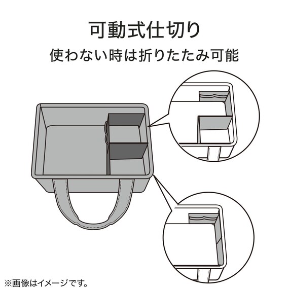 コンテナバッグ(S アイボリー) 4枚目画像