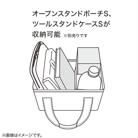 コンテナバッグ(S アイボリー) 5枚目画像