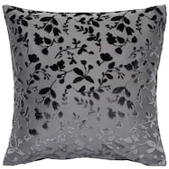 クッションカバー(ハナガラ NC8 Dグレー )