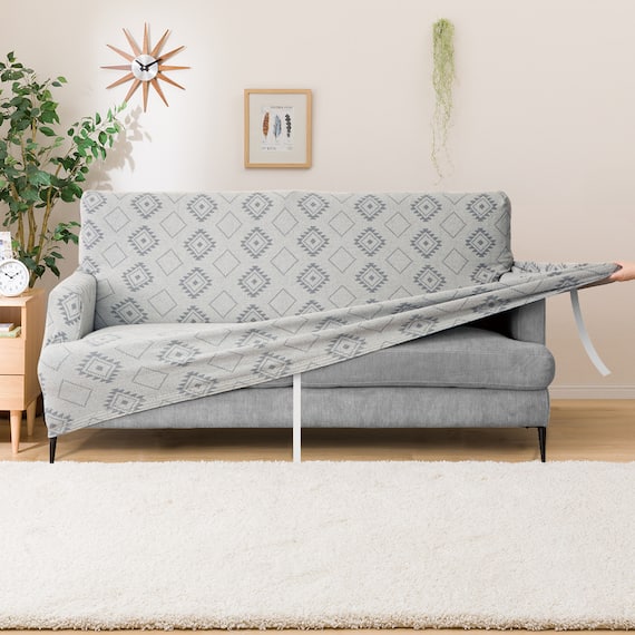 肘付ストレッチソファカバー(SC-A06TG) 5枚目画像