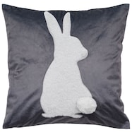 クッションカバー(ACウサギNC8 Dグレー)