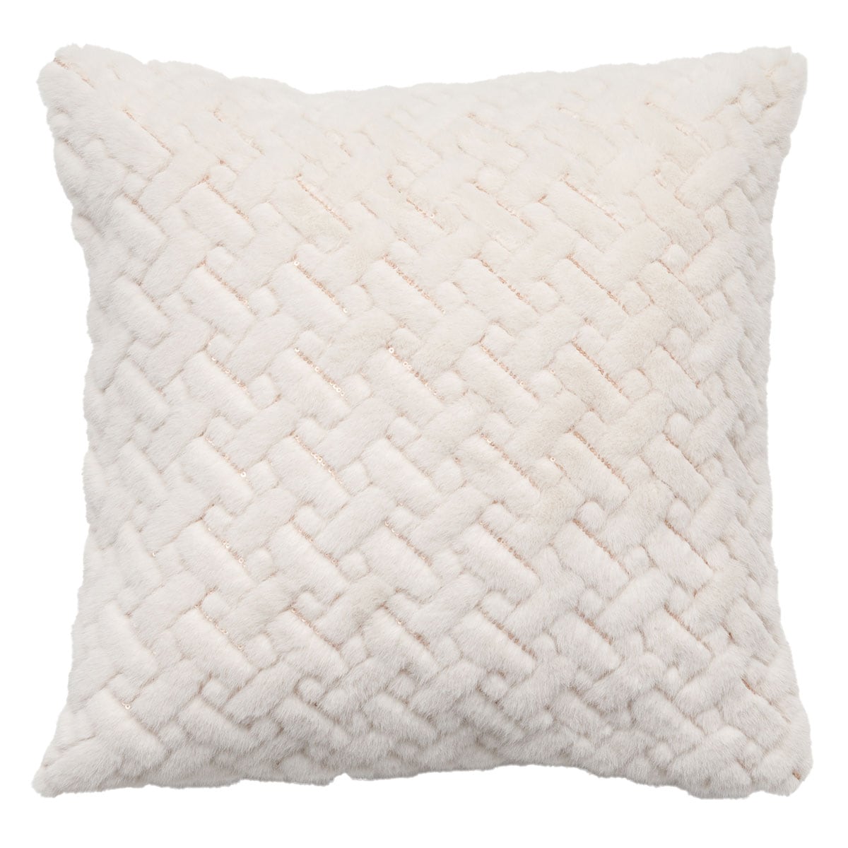 クッションカバー(spcファー アイボリー cSChq8) | ニトリネット