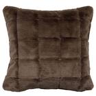 クッションカバー(スクエアファーブラウン cSCq5) 1枚目画像