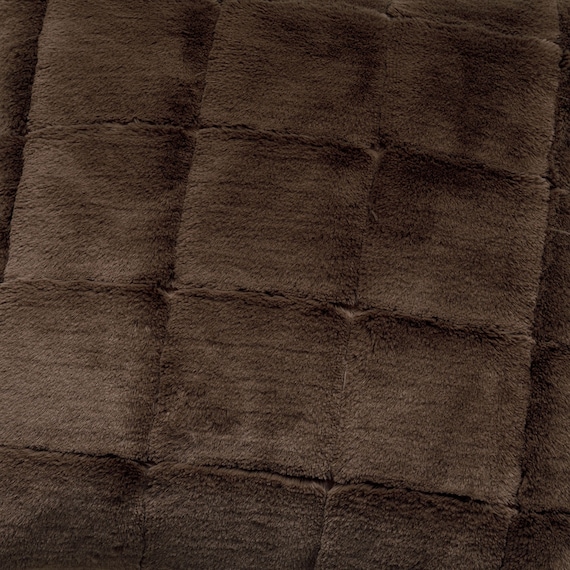 クッションカバー(スクエアファーブラウン cSCq5) 4枚目画像