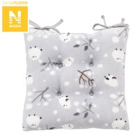 シートクッション(Nウォームシマエナガ グレー Sq1)