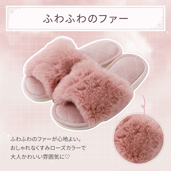 サンダル(ラビットタッチ ncSDn01 ローズ M) 2枚目画像