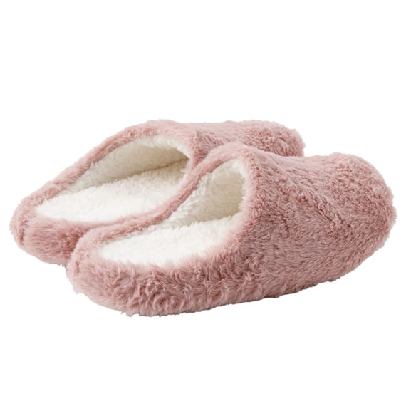 ルームシューズ(Nウォーム ファー ncRSn06 ローズ M) 7枚目画像