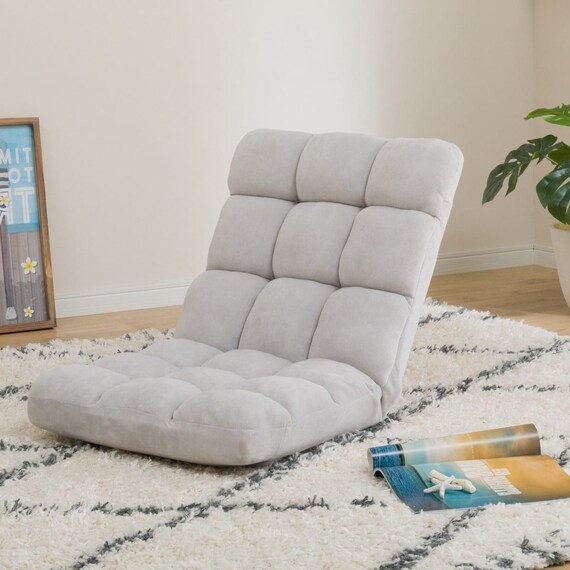 コンパクト座椅子 マルプ(LC-A08MP GY) 1枚目画像