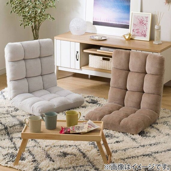 コンパクト座椅子　マルプ(LC-A08MP BR) 12枚目画像