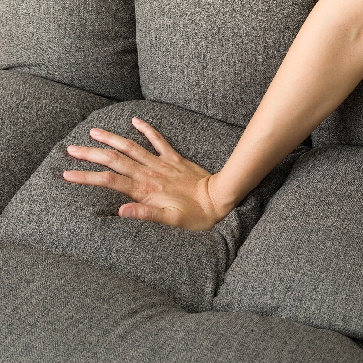 つながるワイドポケットコイル座椅子 2個セット(RD-02WD NSGY