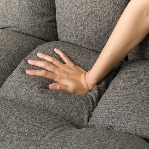 つながるワイドポケットコイル座椅子 2個セット(RD-02WD NSGY) 8枚目画像