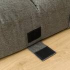 つながるワイドポケットコイル座椅子 2個セット(RD-02WD NSGY) 10枚目画像