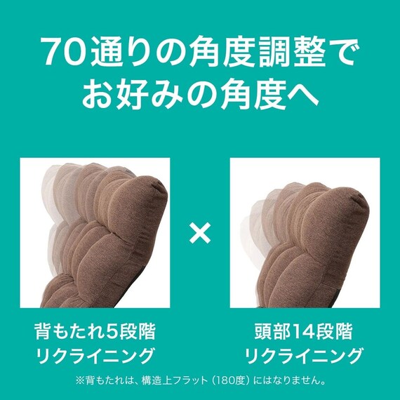 つながるハイバックポケットコイル座椅子(RD-01TL NSBE) 10枚目画像