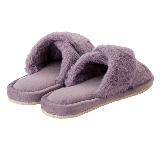 スリッパ(ファークロス cSRn03 パープル M) 6枚目画像
