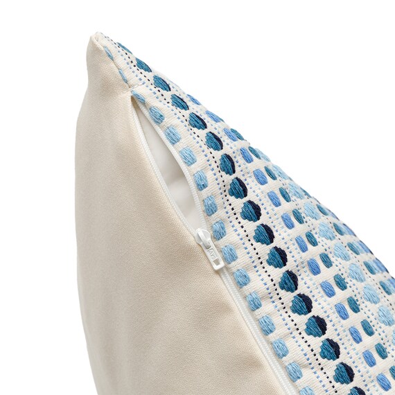 クッションカバー 45×45cm(ドット DT2501 BL) 8枚目画像