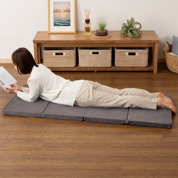 4つ折りフロアクッション(NクールWSP2501GY) 2枚目画像