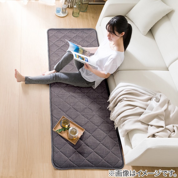 洗える ラージフロアクッション(NクールWSP2501GY) 3枚目画像