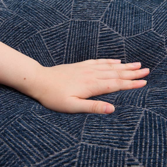 フロアクッションカバー・座布団カバー(SJ011 NV) 10枚目画像