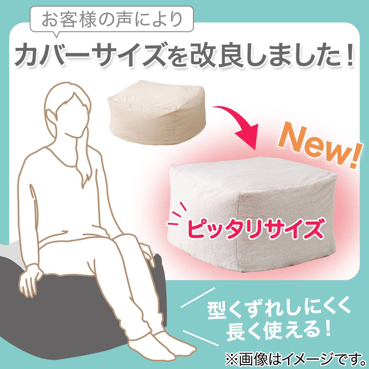 ビーズソファ専用カバー 大サイズ(NA2507) | ニトリネット【公式