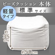 軽量ビーズソファ本体  標準サイズ 幅50cm