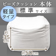 軽量ビーズソファ本体 標準サイズ 幅50cm