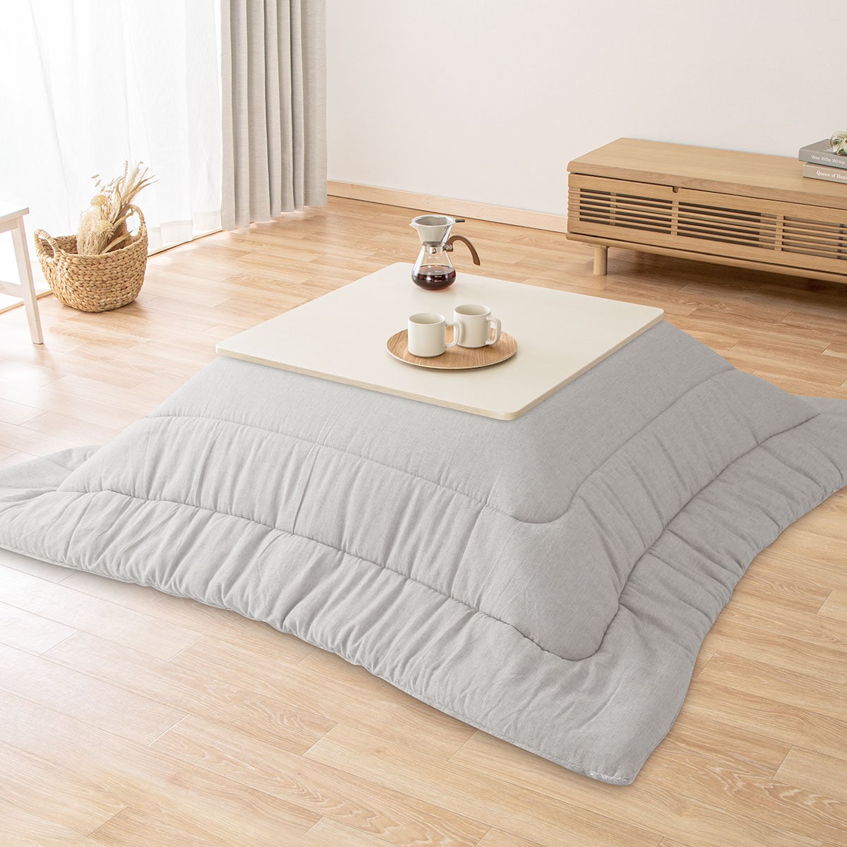 こたつ掛けふとん 正方形(NウォームSP FL2407 GY) | ニトリネット