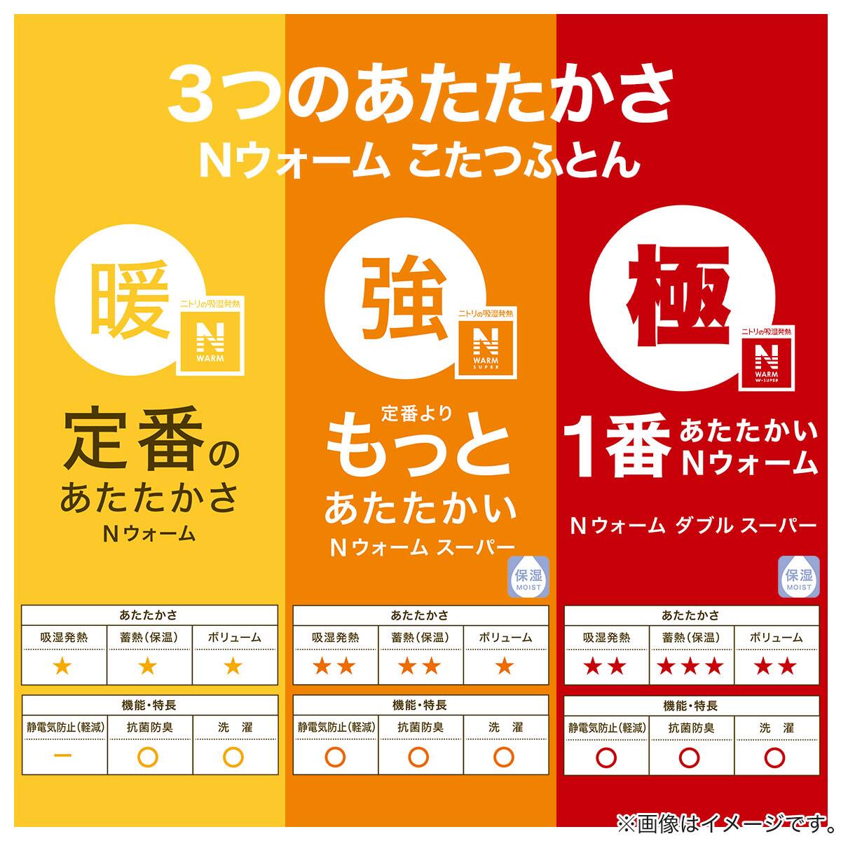 こたつ掛ふとん 大判(NウォームSP RB2411 MO) | ニトリネット【公式
