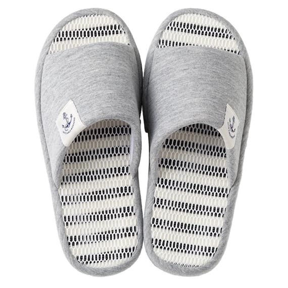 スリッパ Mサイズ(コンフォートBDMSグレー gSRx1 M) 2枚目画像