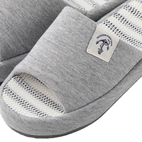 スリッパ Mサイズ(コンフォートBDMSグレー gSRx1 M) 5枚目画像