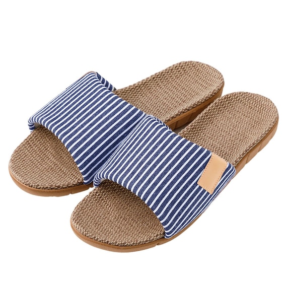 サンダル Mサイズ(ボーダー ブルー ngSDx01 M) 1枚目画像