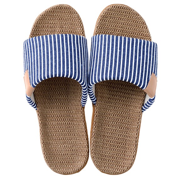 サンダル Mサイズ(ボーダー ブルー ngSDx01 M) 2枚目画像