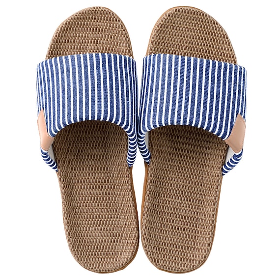 サンダル Mサイズ(ボーダー ブルー ngSDx01 M) 2枚目画像