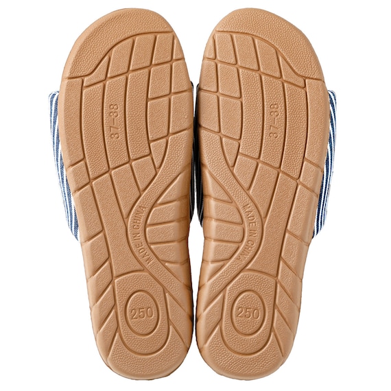 サンダル Mサイズ(ボーダー ブルー ngSDx01 M) 3枚目画像