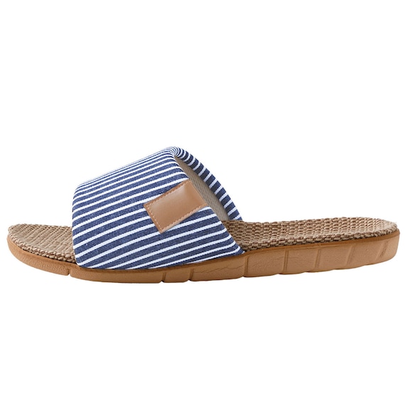 サンダル Mサイズ(ボーダー ブルー ngSDx01 M) 4枚目画像