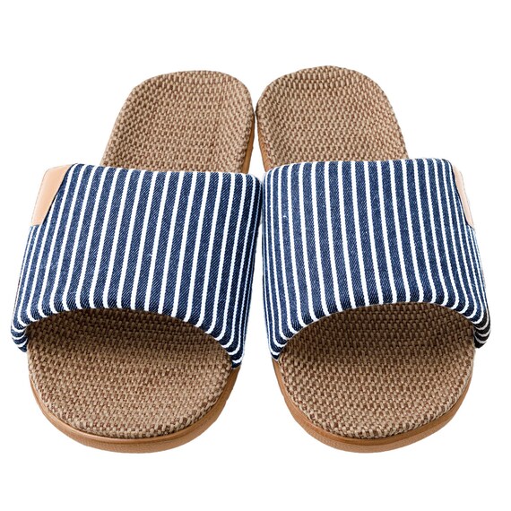 サンダル Mサイズ(ボーダー ブルー ngSDx01 M) 6枚目画像