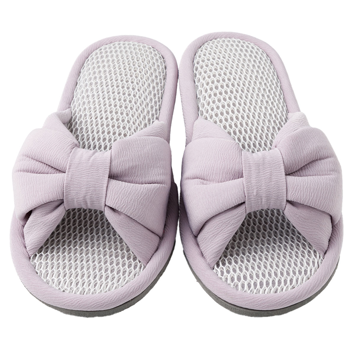 スリッパ Mサイズ(リボンMS パープル ngSRx02 M) | ニトリネット【公式