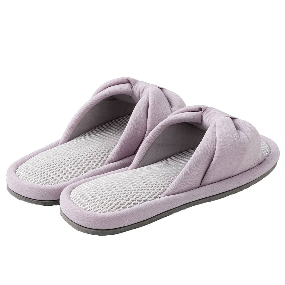 スリッパ Mサイズ(リボンMS パープル ngSRx02 M) | ニトリネット【公式