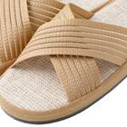 スリッパ Lサイズ(コンフォートクロス ベージュ gSRx3 L) 7枚目画像