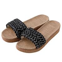 サンダル Mサイズ(厚底ロープ ブラック gSDx2 M)