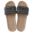 サンダル Mサイズ(厚底ロープ ブラック gSDx2 M) 2枚目画像