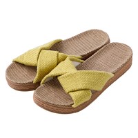 サンダル Mサイズ(厚底ツイスト イエローグリーン gSDx3 M)
