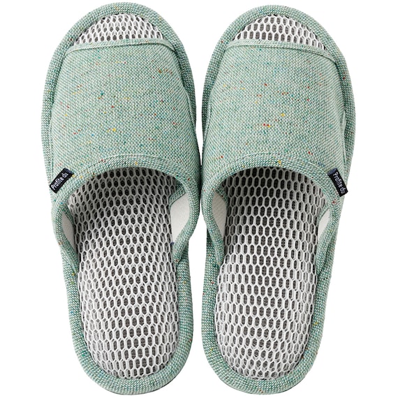 スリッパ Lサイズ(ドビーMS グリーン ngSR12) 2枚目画像