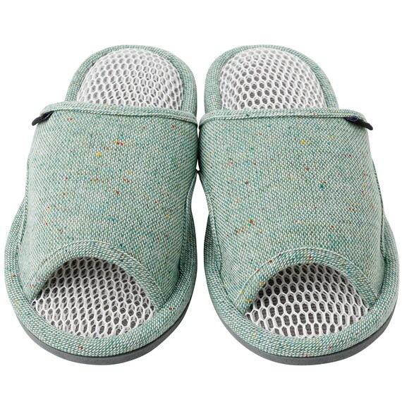 スリッパ Lサイズ(ドビーMS グリーン ngSR12) 5枚目画像