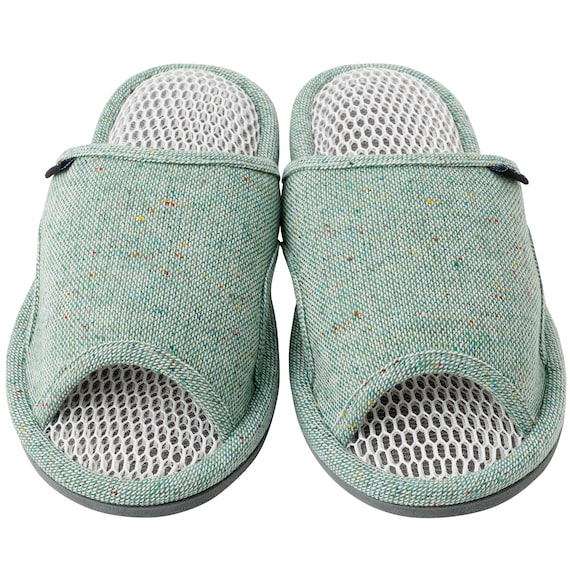 スリッパ Lサイズ(ドビーMS グリーン ngSR12) 5枚目画像