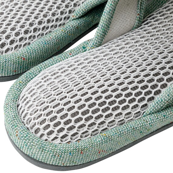 スリッパ Lサイズ(ドビーMS グリーン ngSR12) 8枚目画像