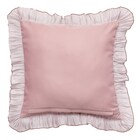 クッションカバー(フリル パープル NG04) 2枚目画像