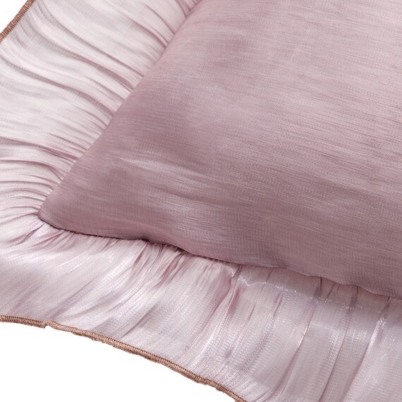 クッションカバー(フリル パープル NG04) 4枚目画像